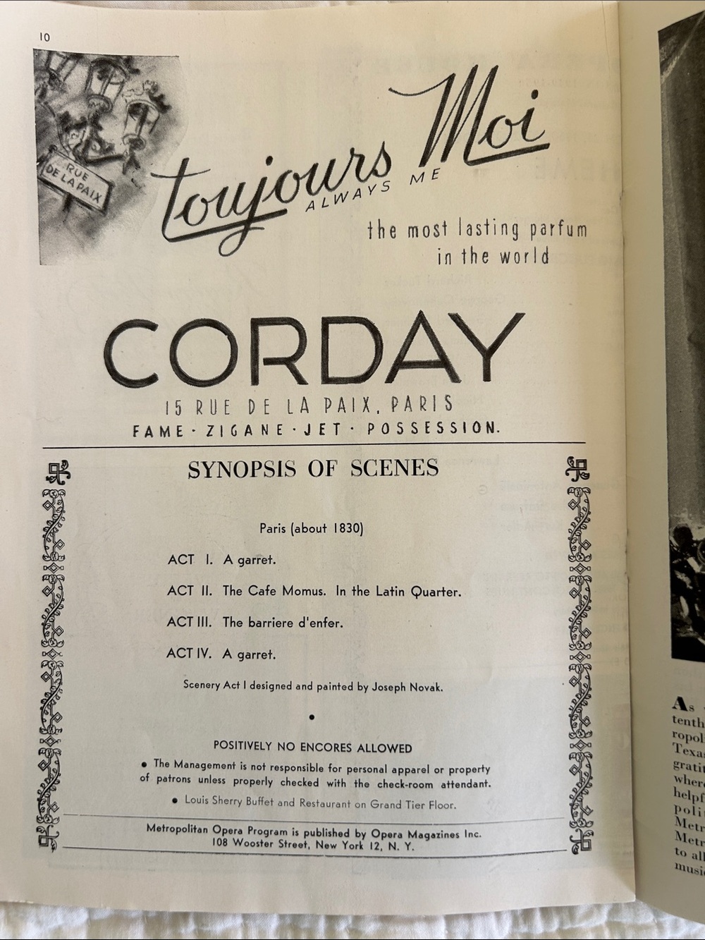 Metropolitan Opera House Red Program booklet 1949. - Picture 5 of 7